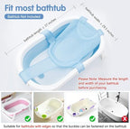 Colorlife Baby Bath Seat Support Net Infant Bathing Seat Support Mat, - Image 3