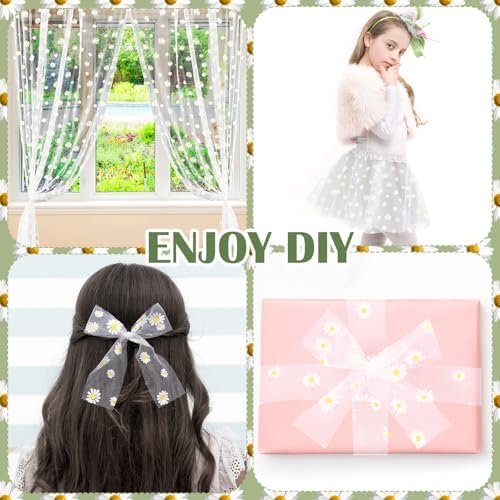 4 Pcs Daisy Table Runner 29x70 Inch - Image 3