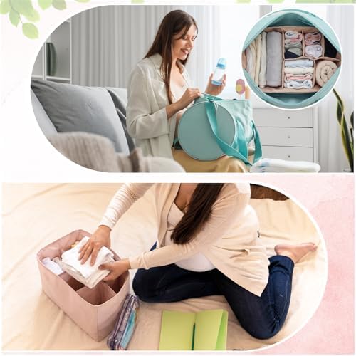 Mifoci Diaper Bag Insert Organizer 12 x 8 x 6.3 Inch Waterproof Multi Pocket - Image 3