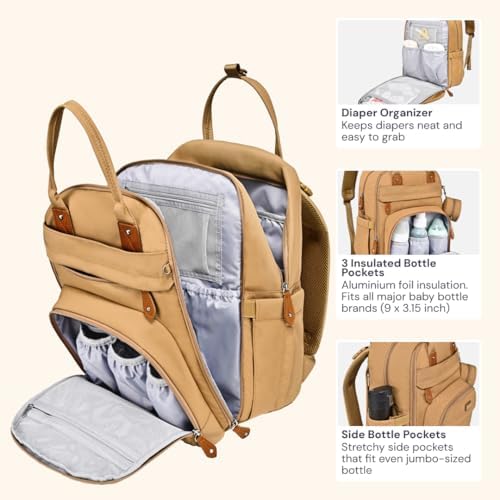 BabbleRoo Diaper Bag Backpack - Image 4