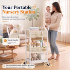 2-IN-1 Baby Diaper Caddy Cart - Image 3