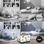 Clastyle Cartoon Construction Truck Shelf Basket Nursery Boy Room Car Decor - Image 2