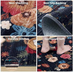 3x5 Washable Area Rugs for Bedroom: Entryway Rug Non Slip Soft Throw Carpet - Image 4