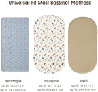 PHF 3 Pack Soft Bassinet Sheets, Pet Dogs Breathable Comfy Cradle Sheets - Image 5