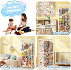 Stuffed Animal Storage Zoo Metal Toy Organizer 61x23.6x16.5in - Image 7