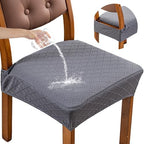 Genina Waterproof Chair Covers Set of 2, No Rear Covers, Dark Gray by Genina