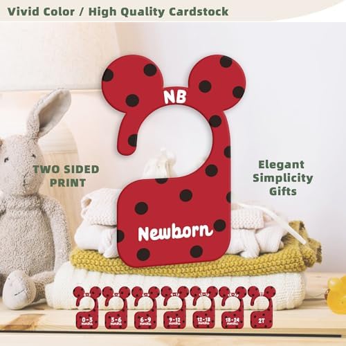 JMOST Baby Closet Dividers for Nursery Closet Organizer, Newborn to 24 Months - Image 3