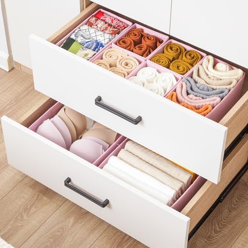Stero 6 Pack Drawer Organizers for Clothing, Dresser Drawer Organizer Clothes - Image 2