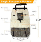 Car Seat Back Organizer with Multiple Storage Pockets, Universal Fit - Image 3
