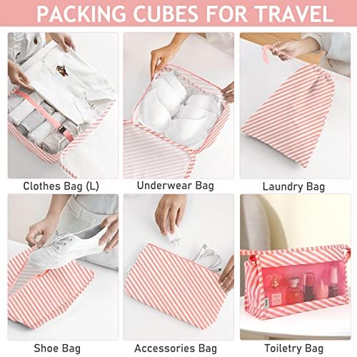 KPX 8 Set Packing Cubes for Travel, Luggage Packing Organizers Accessories - Image 4