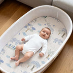 Gllquen Baby Muslin Bassinet Sheets 3pk, Soft Cotton Baby Sheet 33x17 - Image 2