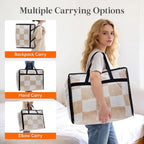 Lifewit 2 Pack Clear Storage Bags, 45L Clothes Organizer - Image 3
