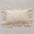BuLuTu Muslin Small Pillowcase for Toddlers, Flower Rabbit Print by BuLuTu