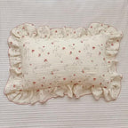 BuLuTu Muslin Small Pillowcase for Toddlers, Flower Rabbit Print by BuLuTu
