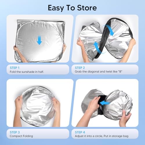 KUST Windshield Sun Shade for BMW i3 2014-2022 Accessories Window Sunshade Sun - Image 6
