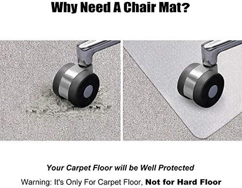 Kuyal Desk Chair Mat for Carpet - Image 4