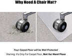 Kuyal Desk Chair Mat for Carpet - Image 4