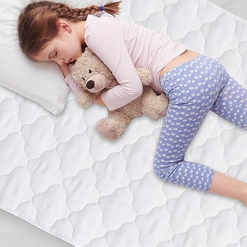 Waterproof Crib Mattress Protector 2-Pack, Non-Slip Quilted Pad - Image 7