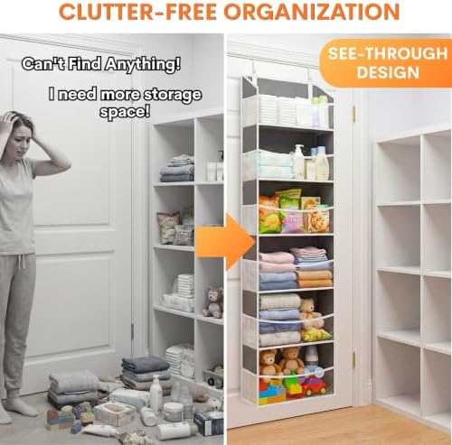 Ofiray-home 2 Pack Over Door Organizer - Image 3