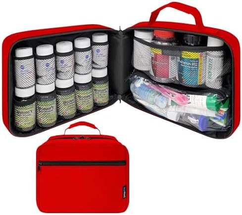 Large Pill Bottle Organizer & Medicine Bag by StarPlus2