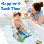 XIYUNTE Bath Mat for Tub Non Slip Bathtub Mat Non Slip 40x16 Baby Bath Mat - Image 4