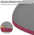 Shinnwa Dining Chair Cushions Set of 6, High-Resilience Foam Windsor Seat Pads - Image 4