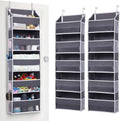 ULG 2 Pack 5-tier Over the Door Organizer Dark Gray by ULG