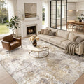 Nakagishi 10X14 Area Rugs for Living Room: Washable Modern Abstract Rug by NakagishiAreaRug