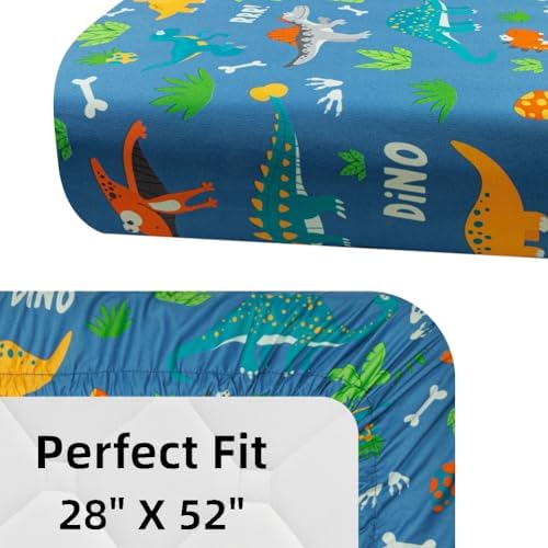 4 Pack Baby Boy Crib Sheets Set Soft Fitted Baby Boy Mattress Covers - Image 6
