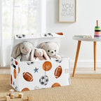 Sweet Jojo Designs Sports Theme Boy Collapsible Toy Storage Box Chest Organizer - Image 2