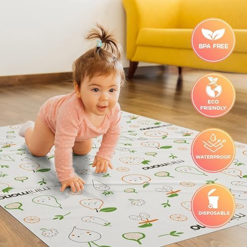 Minimono Baby Splat Mat for Under High Chair - Image 5