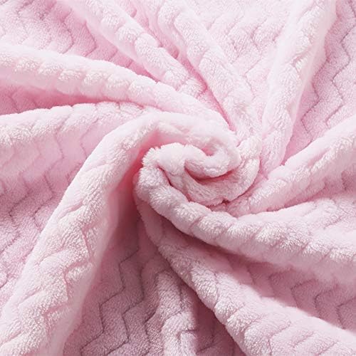 CREVENT 2Pcs 30''X40'' Cute Cozy Fluffy Warm Baby Blankets - Image 7