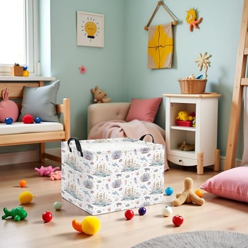 Rectangular Kids Storage Basket Boys - Image 3