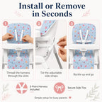 Baby High Chair Cover Replacement, High Chair Cushion - Image 6