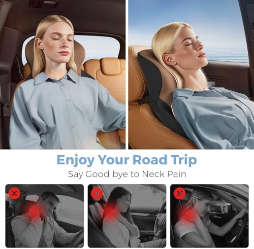 BEBAS Car Headrest Pillow, Ergonomic Neck Pillow - Image 5