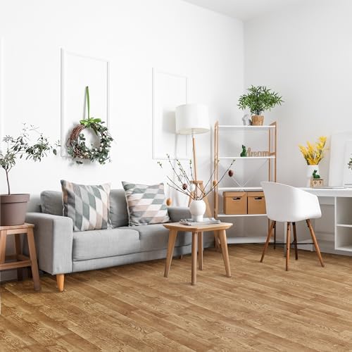 Sorbus Wood Grain Floor Tiles Foam Mat EVA Interlocking Mats Tile 3/8-Inch - Image 2