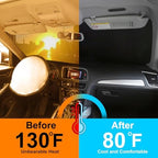TINGLU Sun Shade for Nissan Kicks 2025 2026 Accessories Windshield Sun Shade - Image 3