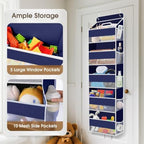 2 Pcs Over The Door Organizer Large Capacity Hanging Storage Room Organizer - Image 4