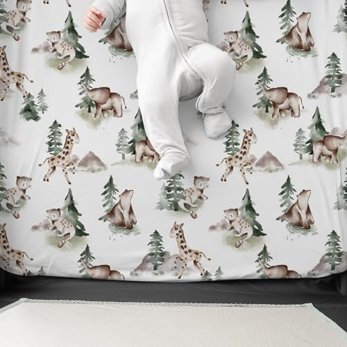 Pack n Play Sheets, BROLEX 2 Pack Mini Crib Sheets, Stretchy Portable Fitted - Image 6