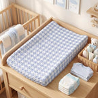 Smoothnovelty 3 Pcs Stripe Baby Changing Pad Covers, Changing Table Cover - Image 4