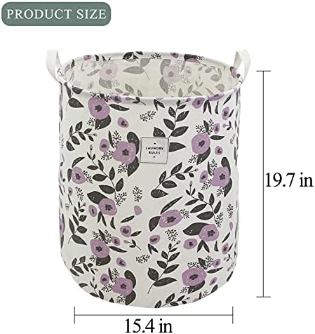 Mziart Cute Laundry Basket, Kids Baby Hamper Toy Storage Bin - Image 2