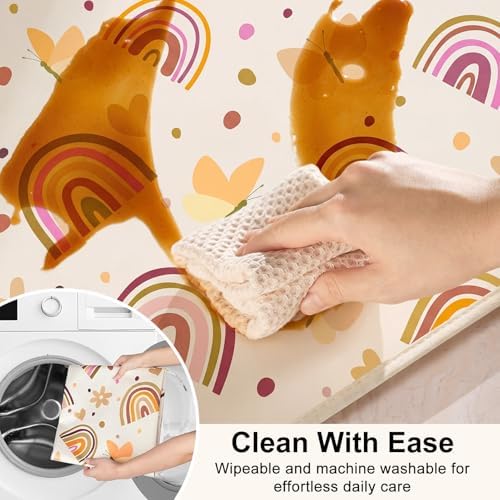 Basumee Splat Mat for Under High Chair, Waterproof & Mess-Proof Floor Mat - Image 3