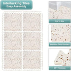 Sorbus Wood Grain Floor Tiles Foam Mat EVA Interlocking Mats Tile 3/8-Inch - Image 6