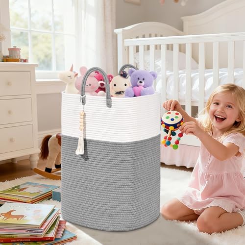 Woven Laundry Basket for Clothes, 100L Large Rectangle Laundry Hampers - Image 6