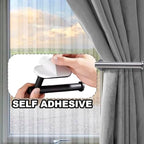 MaxMona Adhesive Curtain Holdbacks, No Drill Tie Backs, 4 Pack - Image 2