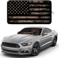 EcoNour Windshield Sun Shade for car & Window Tint – American Flag – UV & Heat by EcoNour