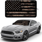 EcoNour Windshield Sun Shade for car & Window Tint – American Flag – UV & Heat by EcoNour