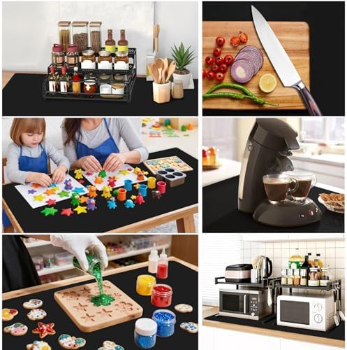 Extra Large Silicone Mat, 31.5x17 Inch Heat Resistant Mat - Image 6