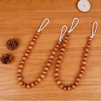 KLOGTSIND Wood Bead Curtain Tiebacks, 4 Pack Curtain Tie Backs - Image 6