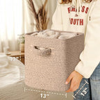 13 Inch Storage Cubes, 3 Pack Cube Storage Bins - Image 4